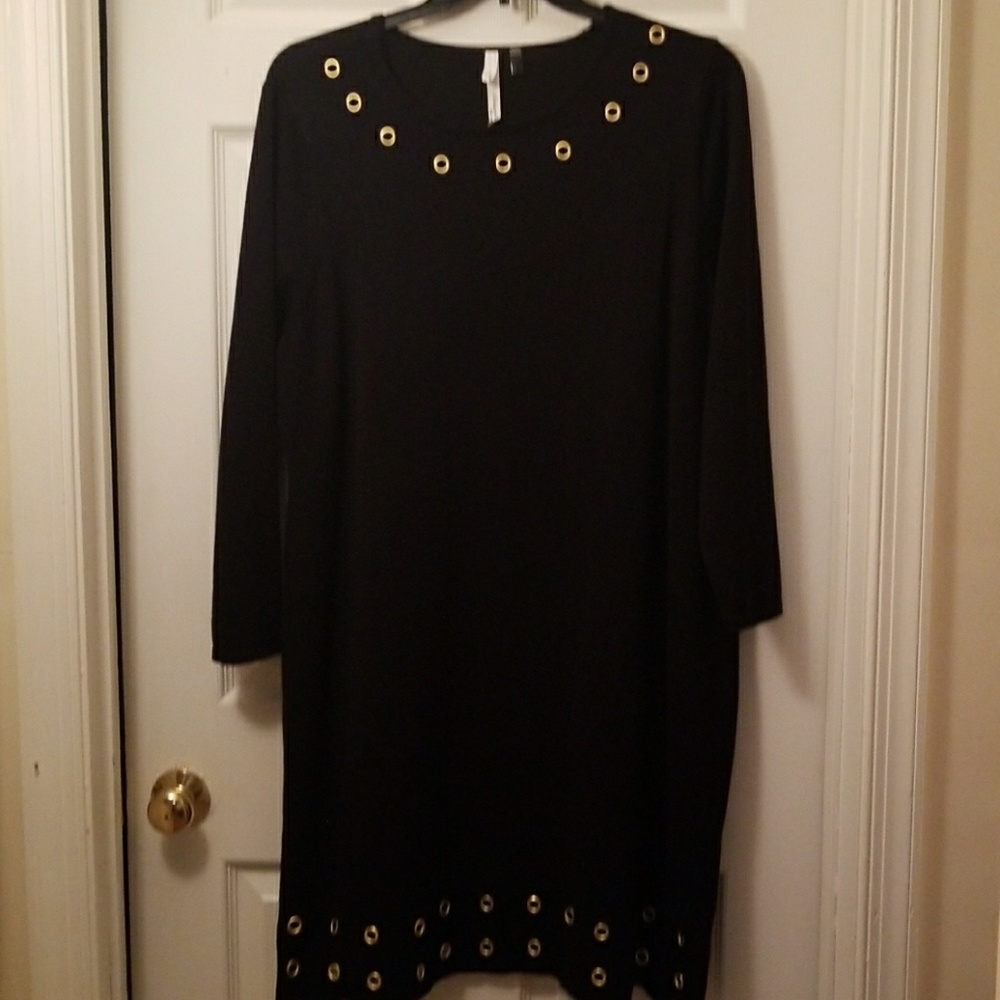 Black sweater dress